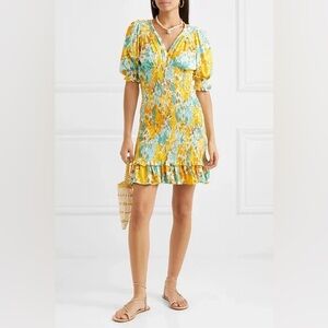 FAITHFULL THE BRAND Margherita Mini Dress in Annina Floral, XS, NWT